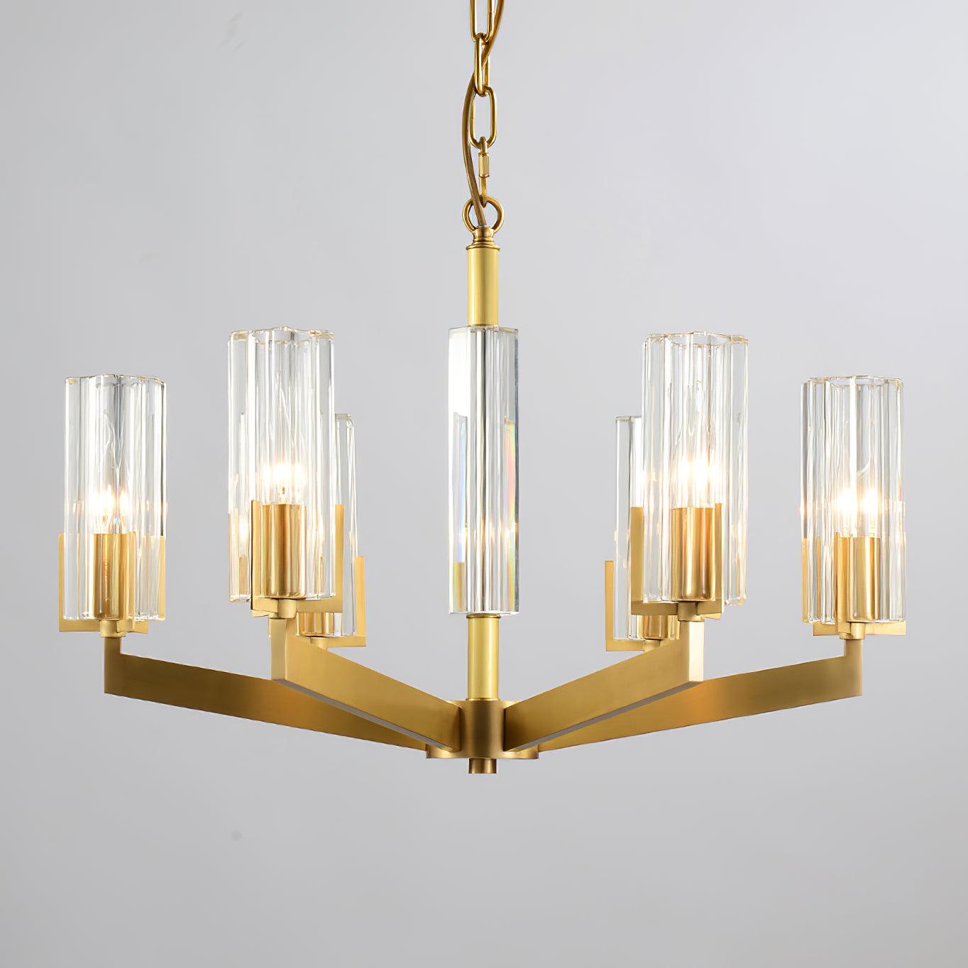 Kayla Brass Chandelier - Blowlighting