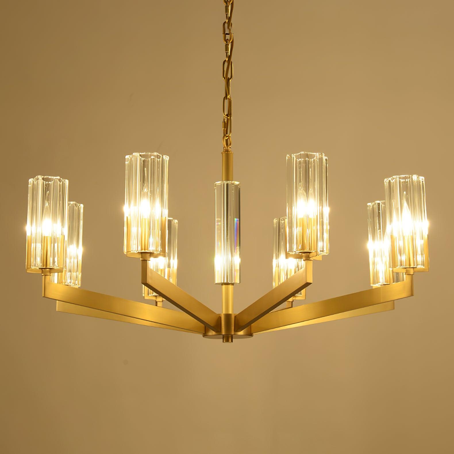Kayla Brass Chandelier - Blowlighting