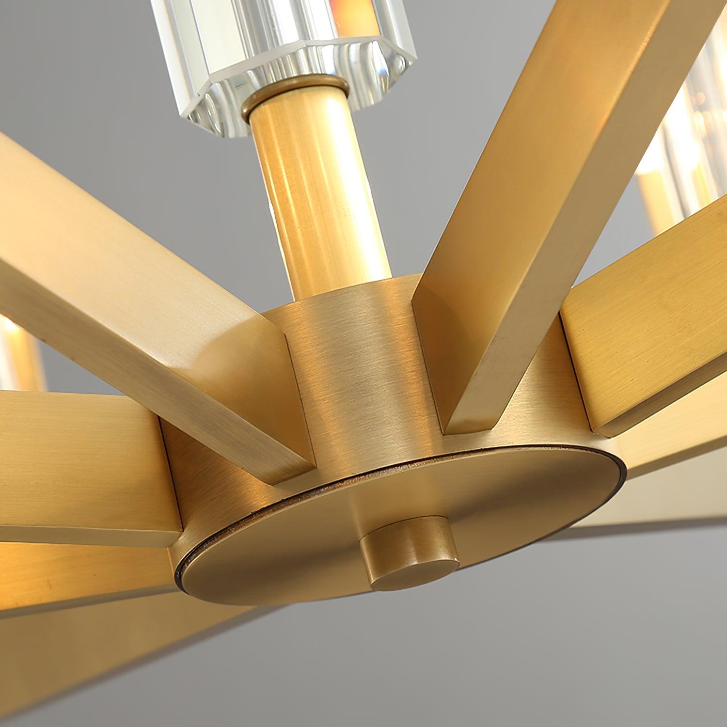 Kayla Brass Chandelier - Blowlighting
