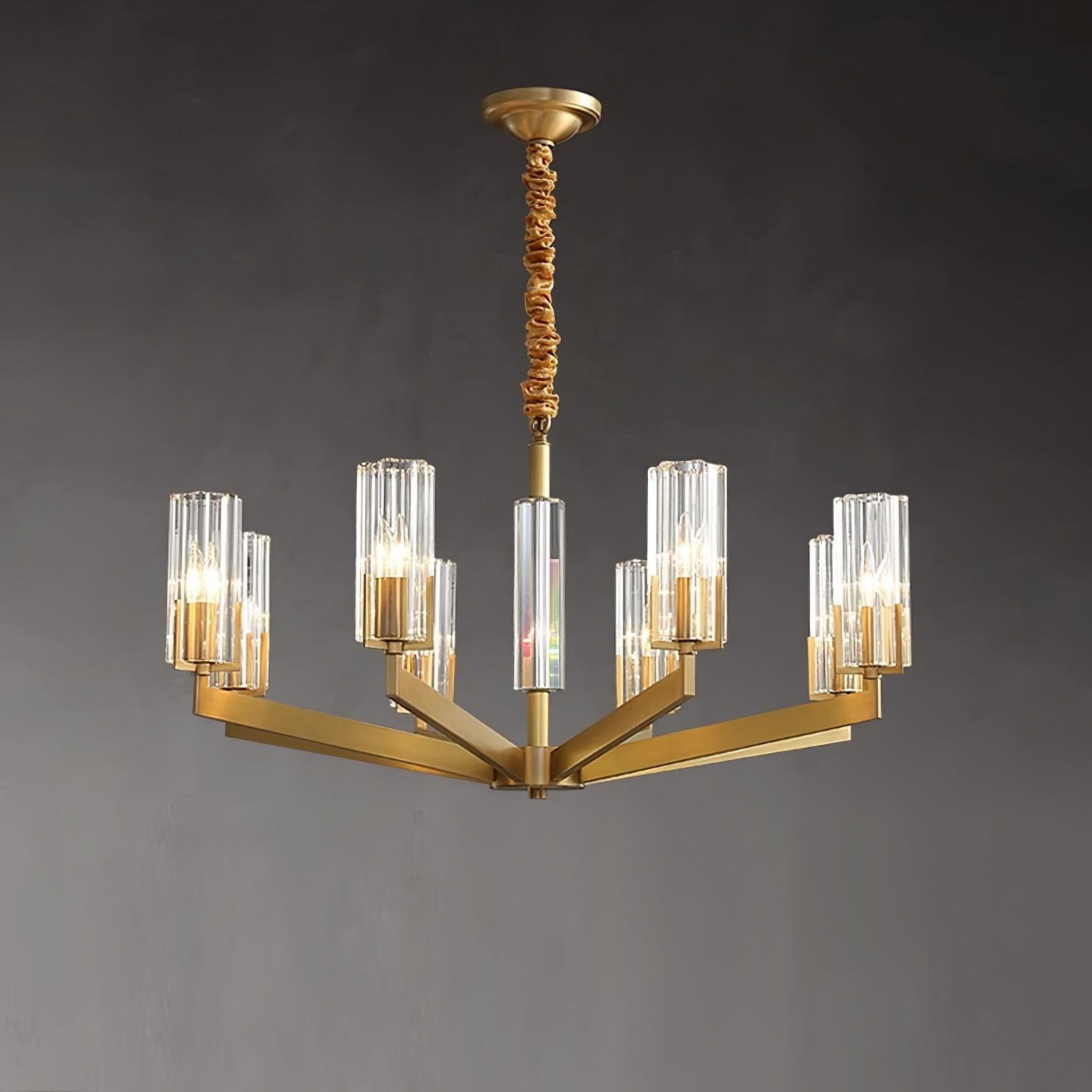 Kayla Brass Chandelier - Blowlighting