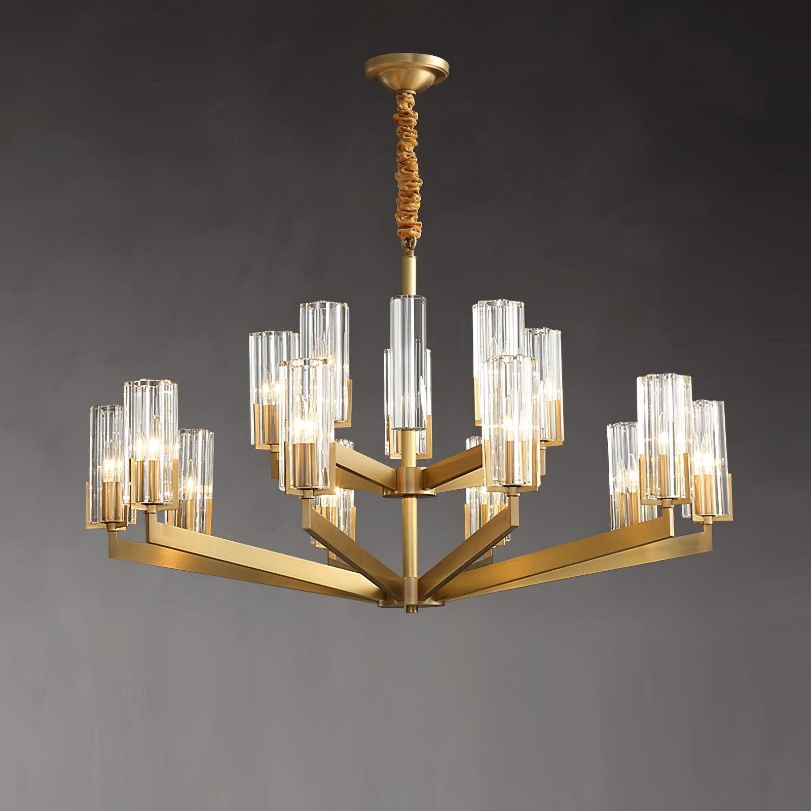 Kayla Brass Chandelier - Blowlighting