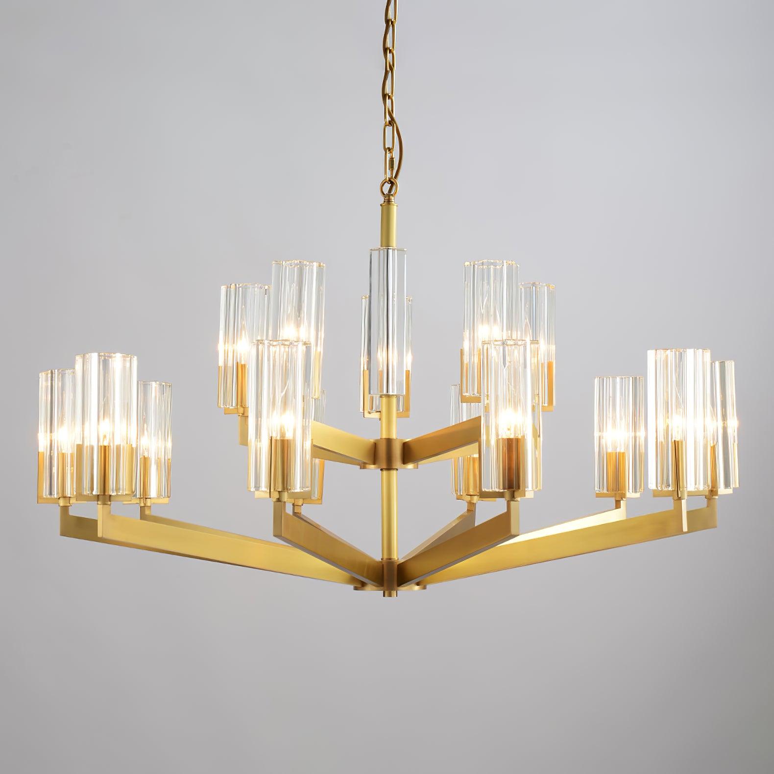 Kayla Brass Chandelier - Blowlighting