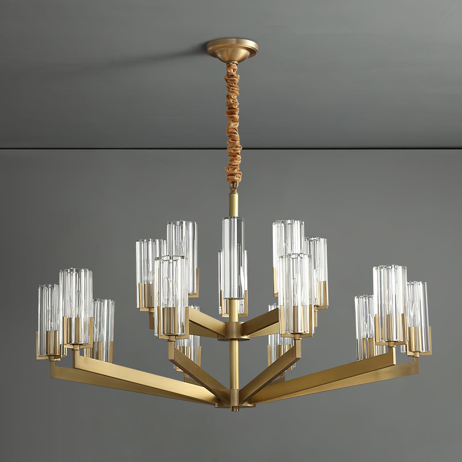 Kayla Brass Chandelier - Blowlighting