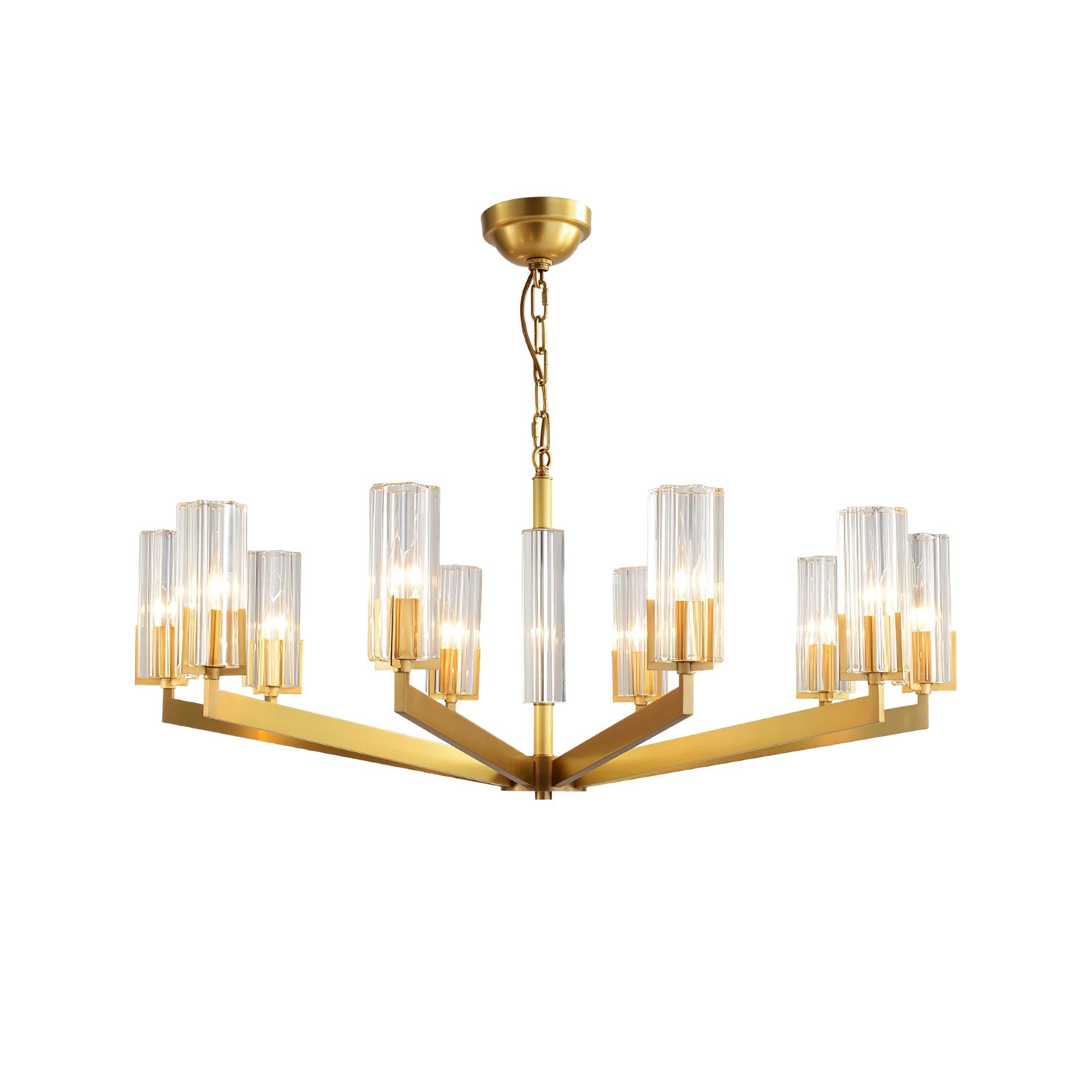 Kayla Brass Chandelier - Blowlighting