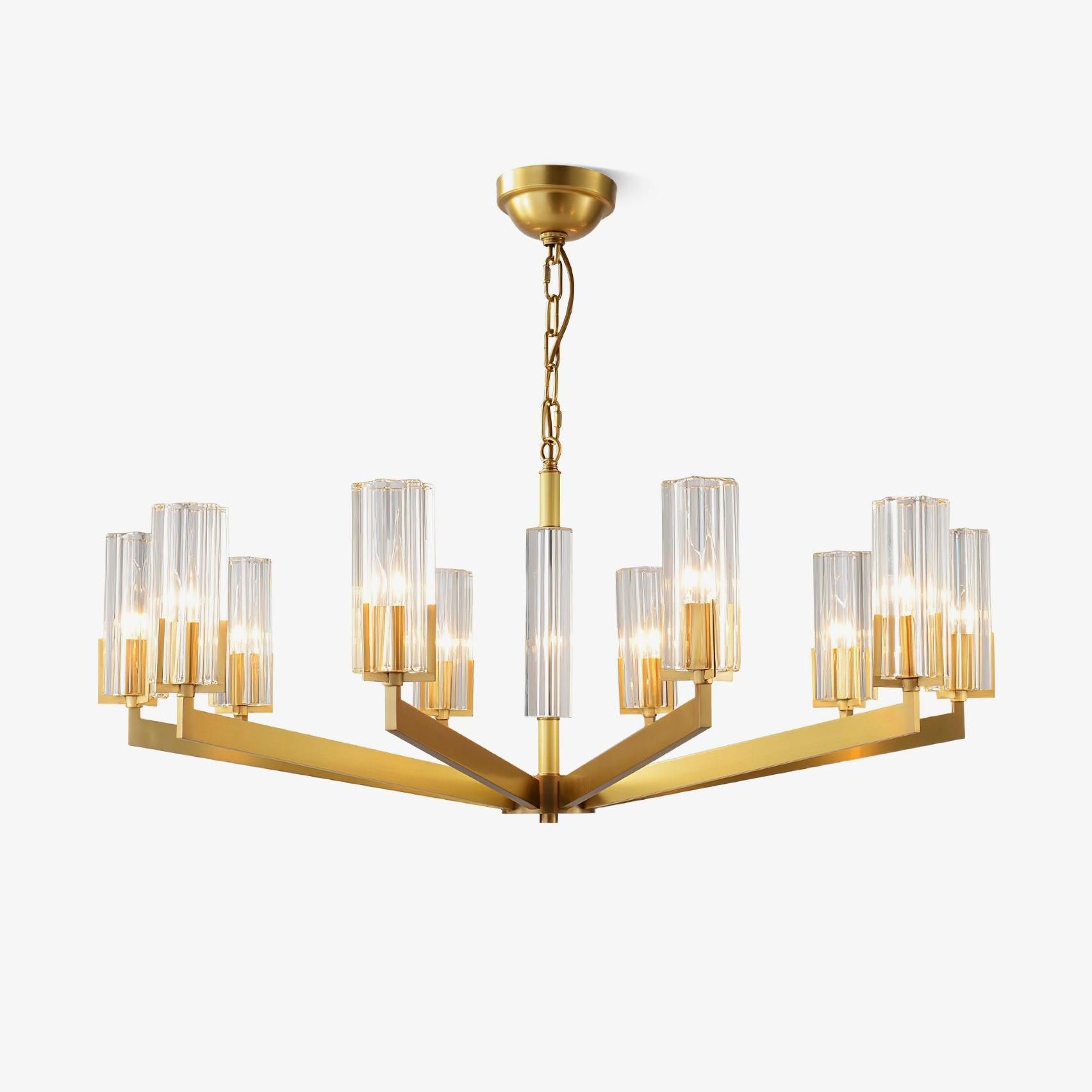 Kayla Brass Chandelier - Blowlighting