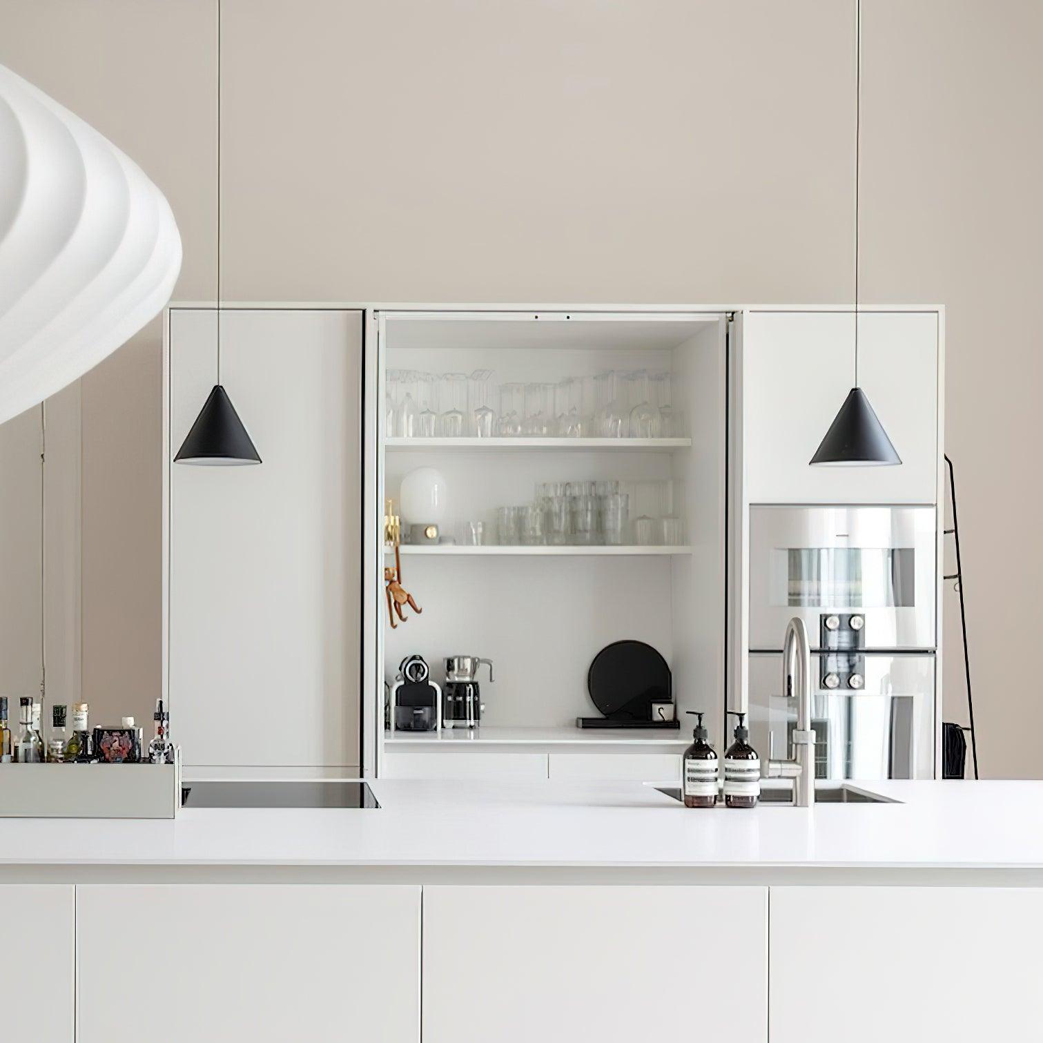 Pendant Light Black Cone Shade Industrial - Letslighting