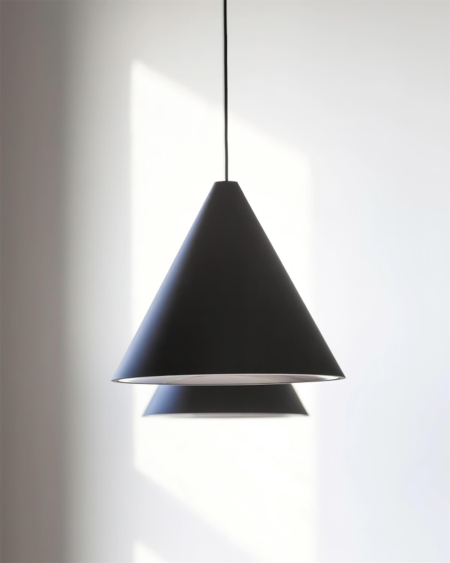 Pendant Light Black Cone Shade Industrial - Letslighting