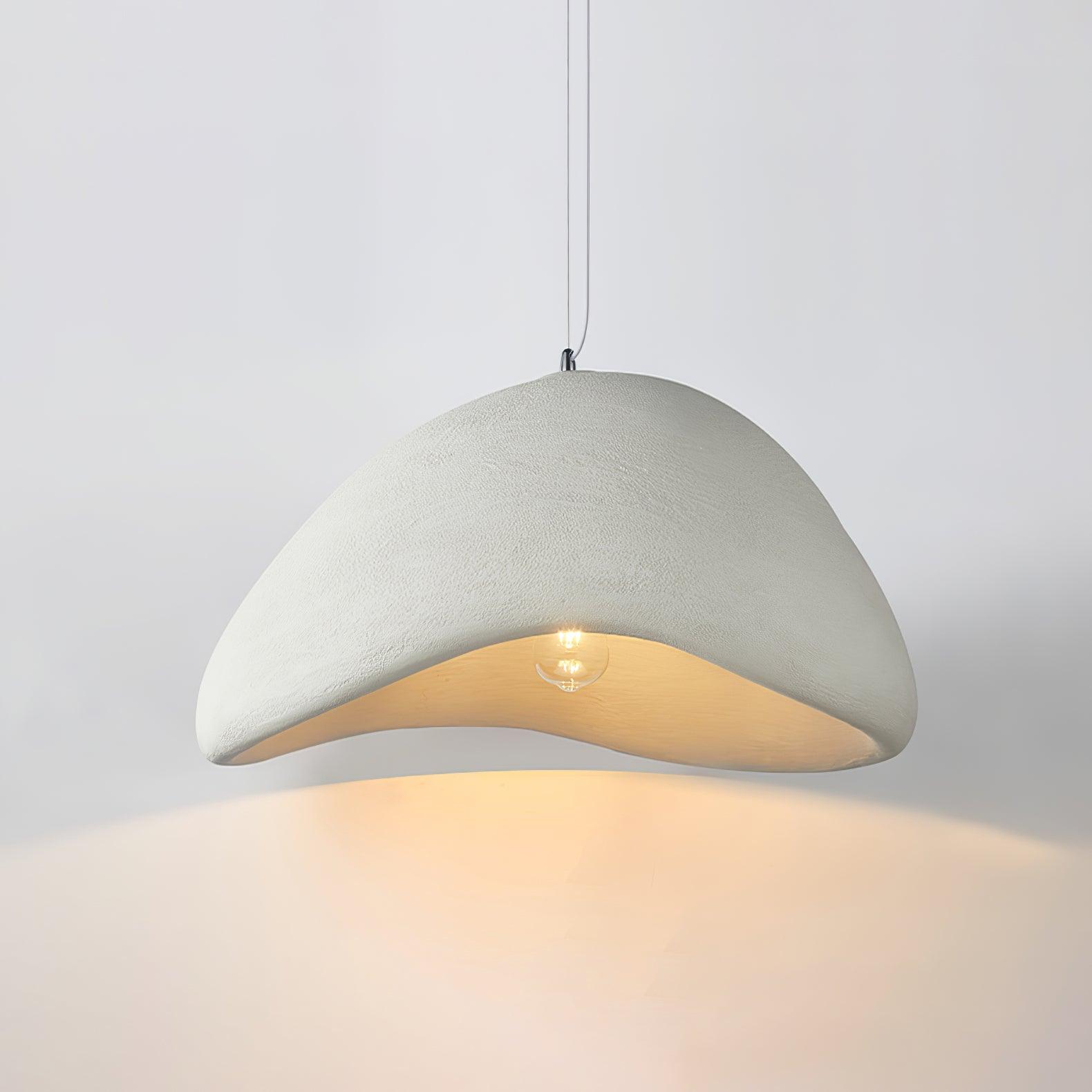 Pendant Lamp Organic Curved Shade Soft Texture Modern Artistic - Letslighting