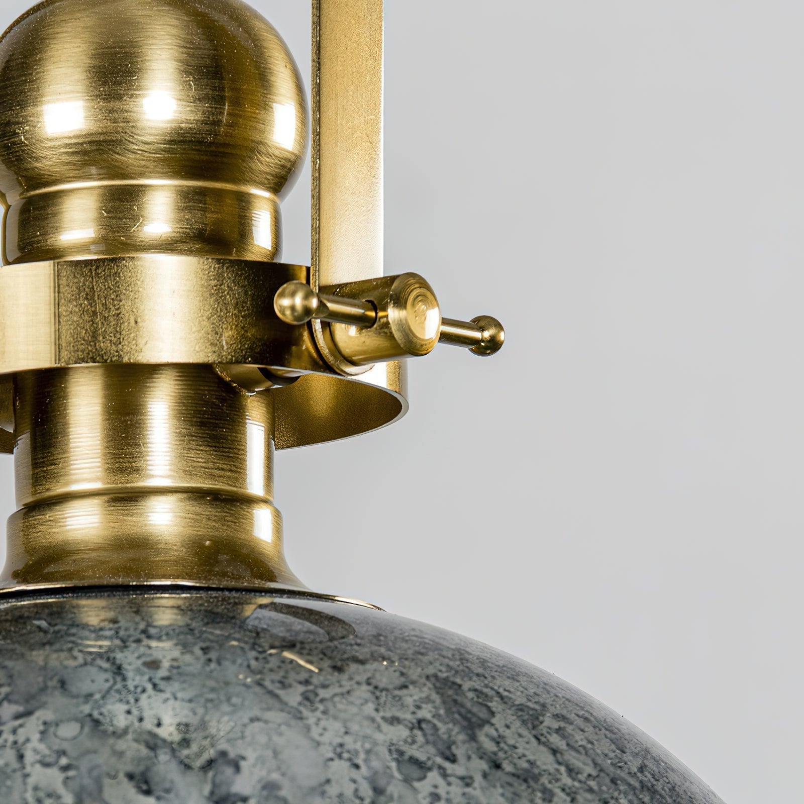 Ilvenel Vintage Industrial Wooden Glass Pendant Lamp - Lamp Copper