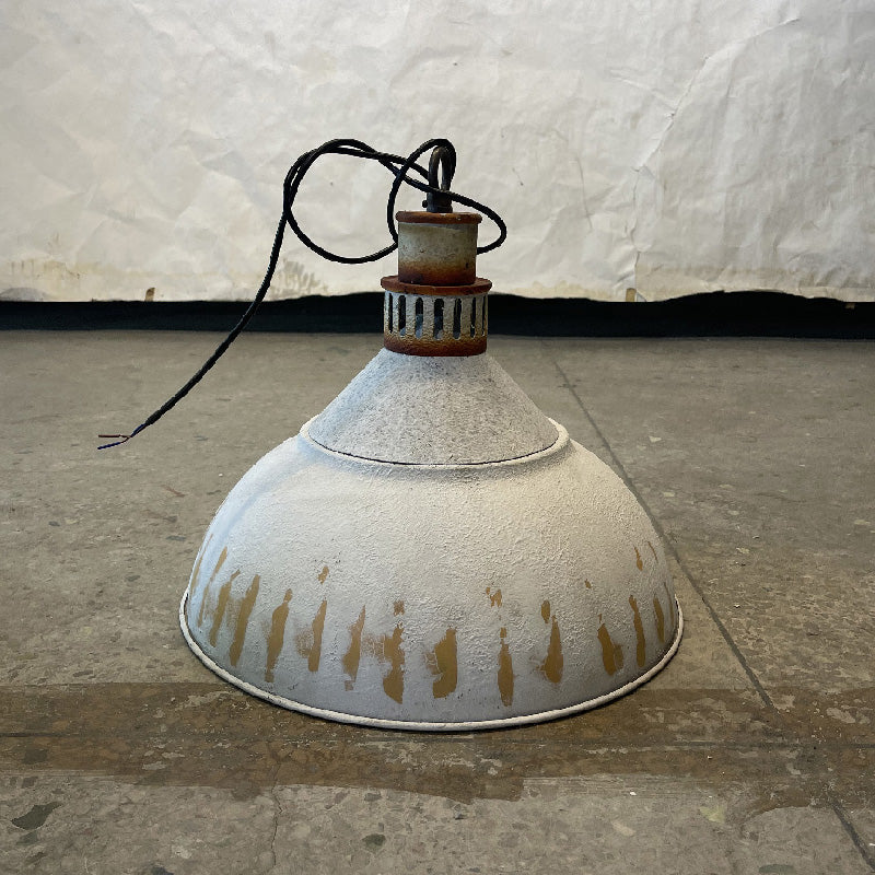 Avynor Vintage Industrial Blue Metal Pendant Lamp - Lamp Copper