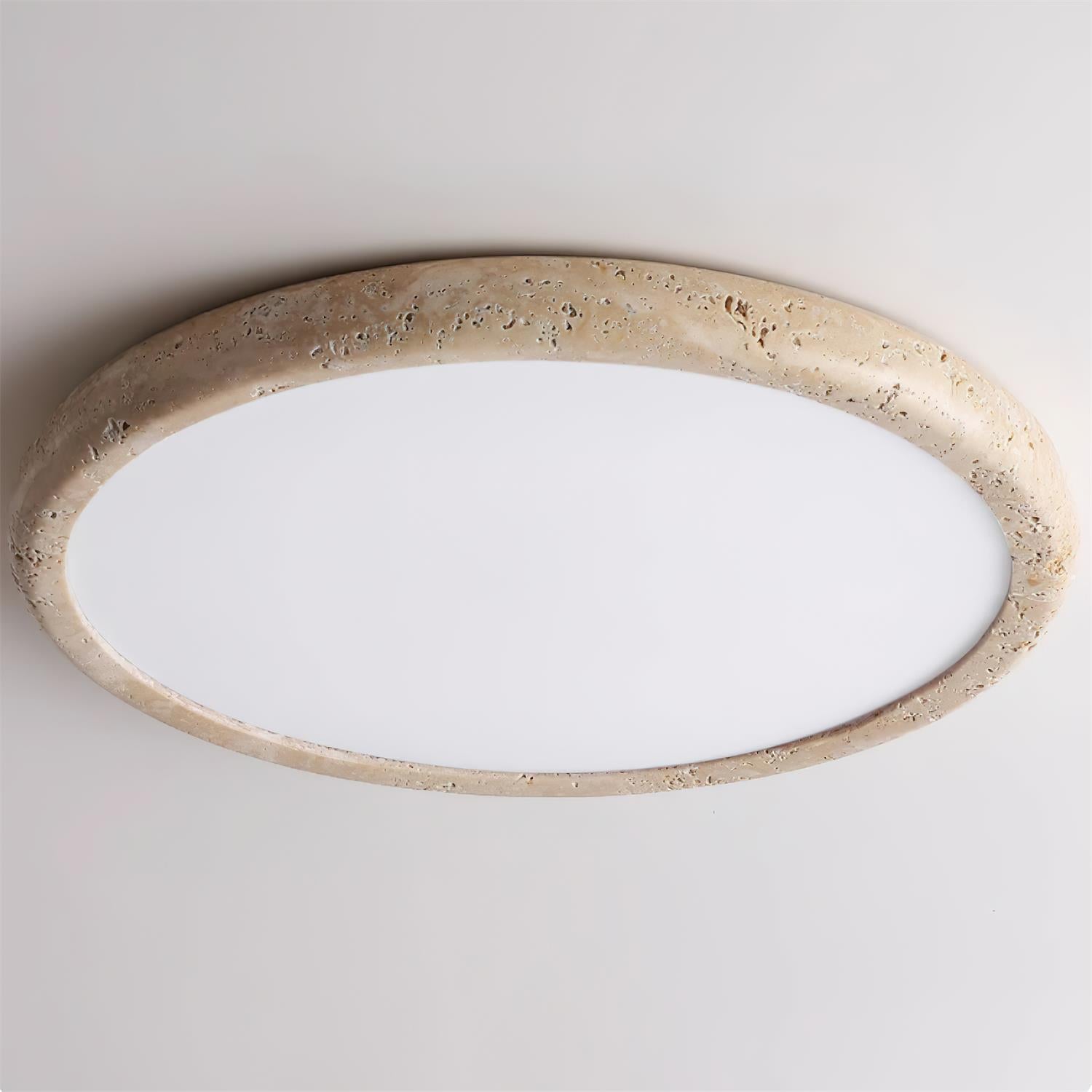 Lunaro Travertine Ceiling Light - Letslighting