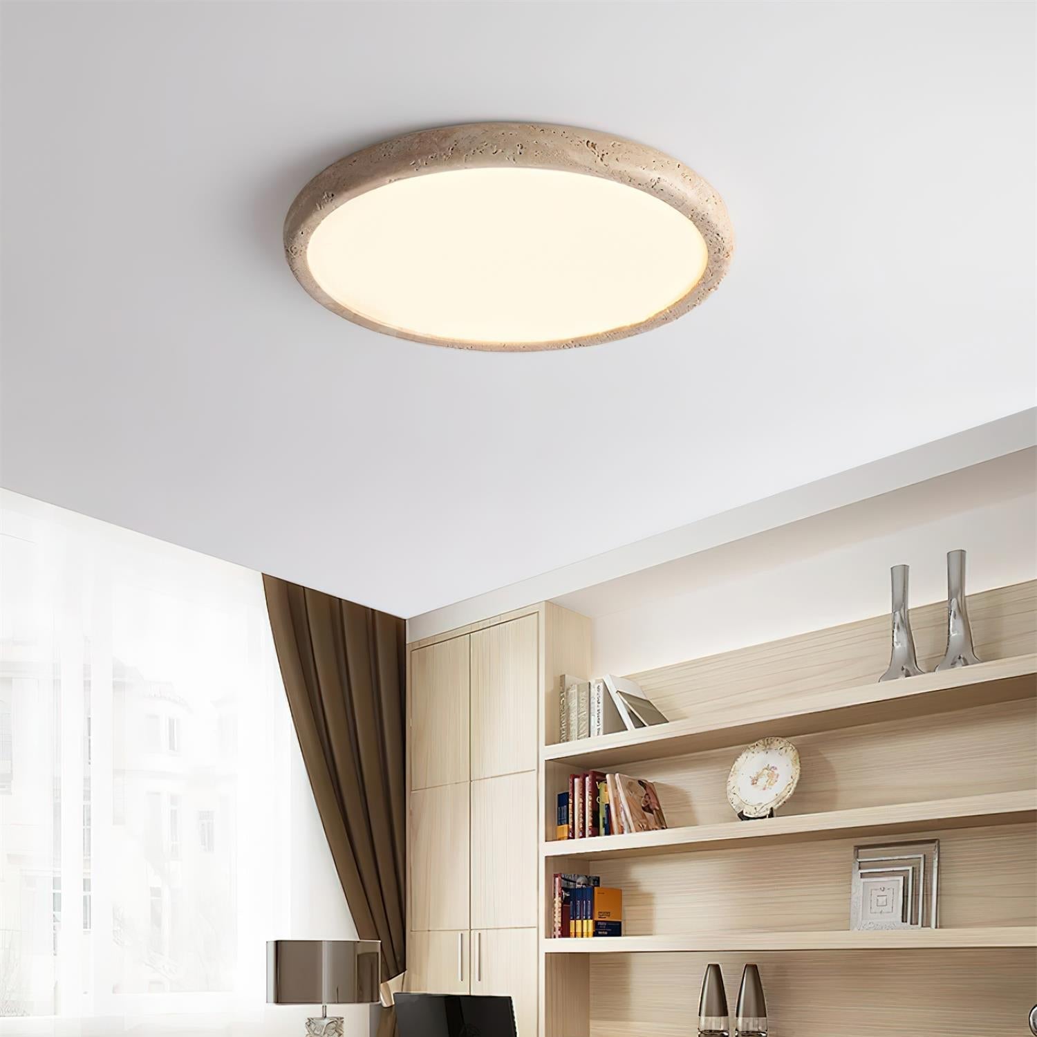 Lunaro Travertine Ceiling Light - Letslighting
