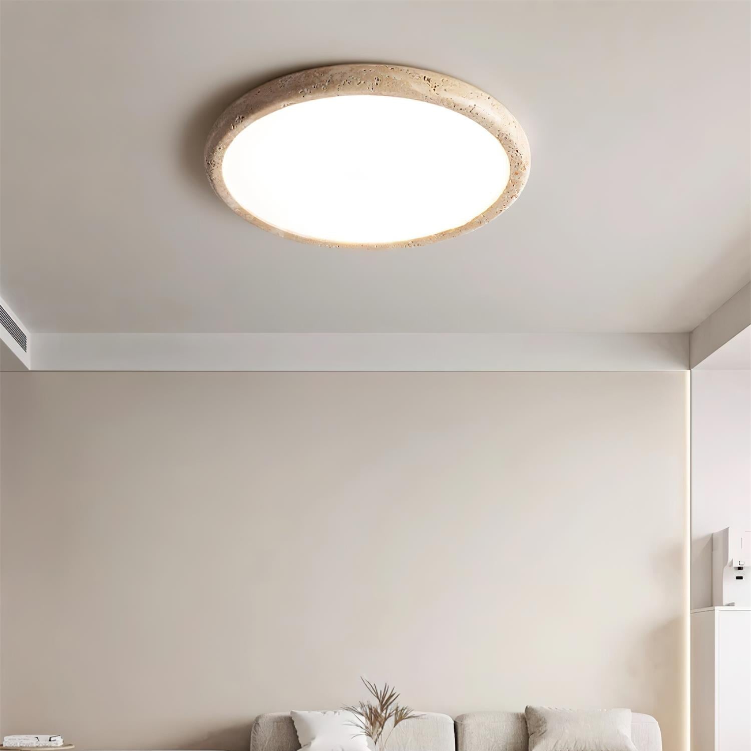 Lunaro Travertine Ceiling Light - Letslighting