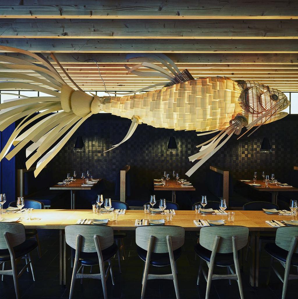 Koi Chandelier - Blowlighting