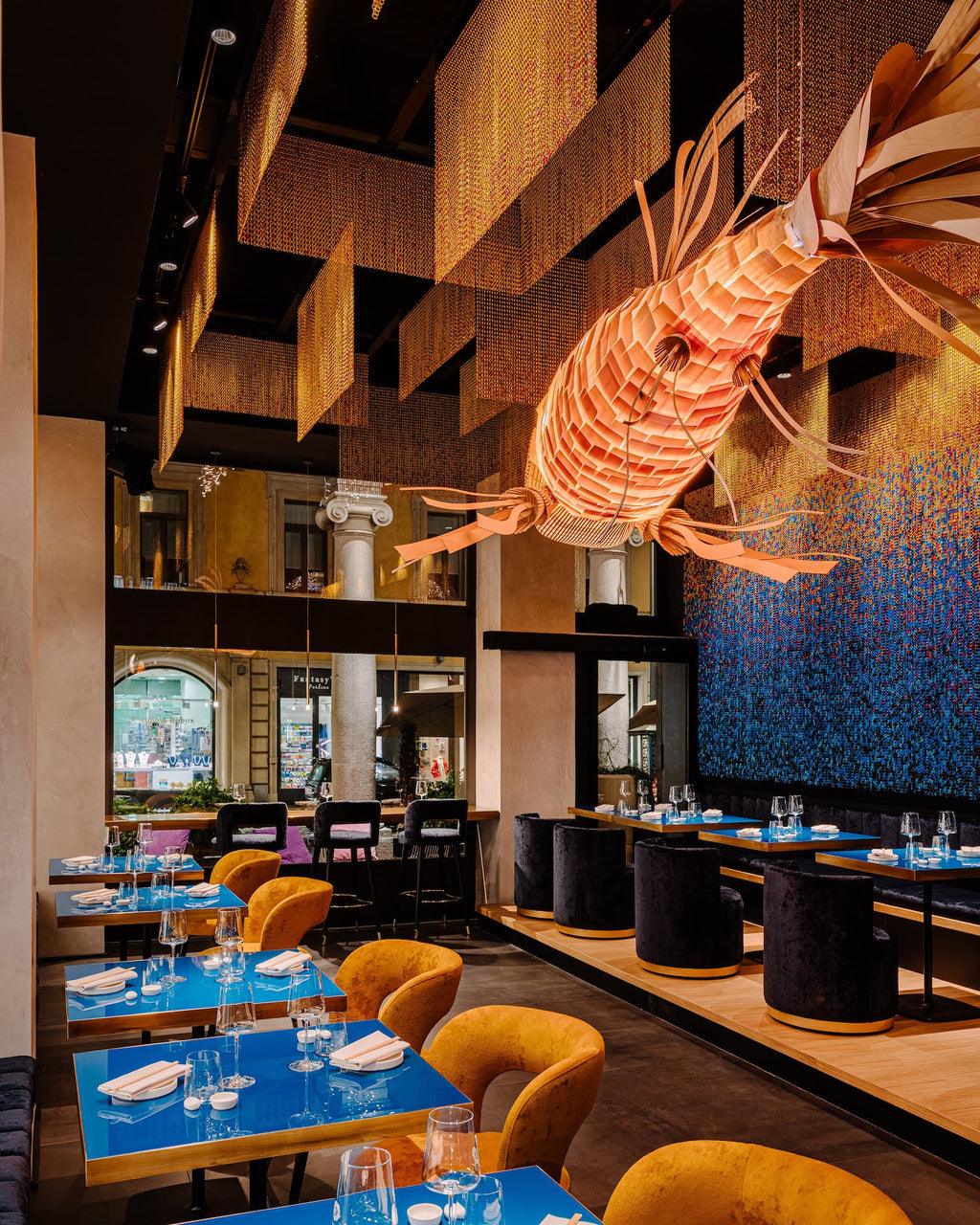 Koi Chandelier - Blowlighting