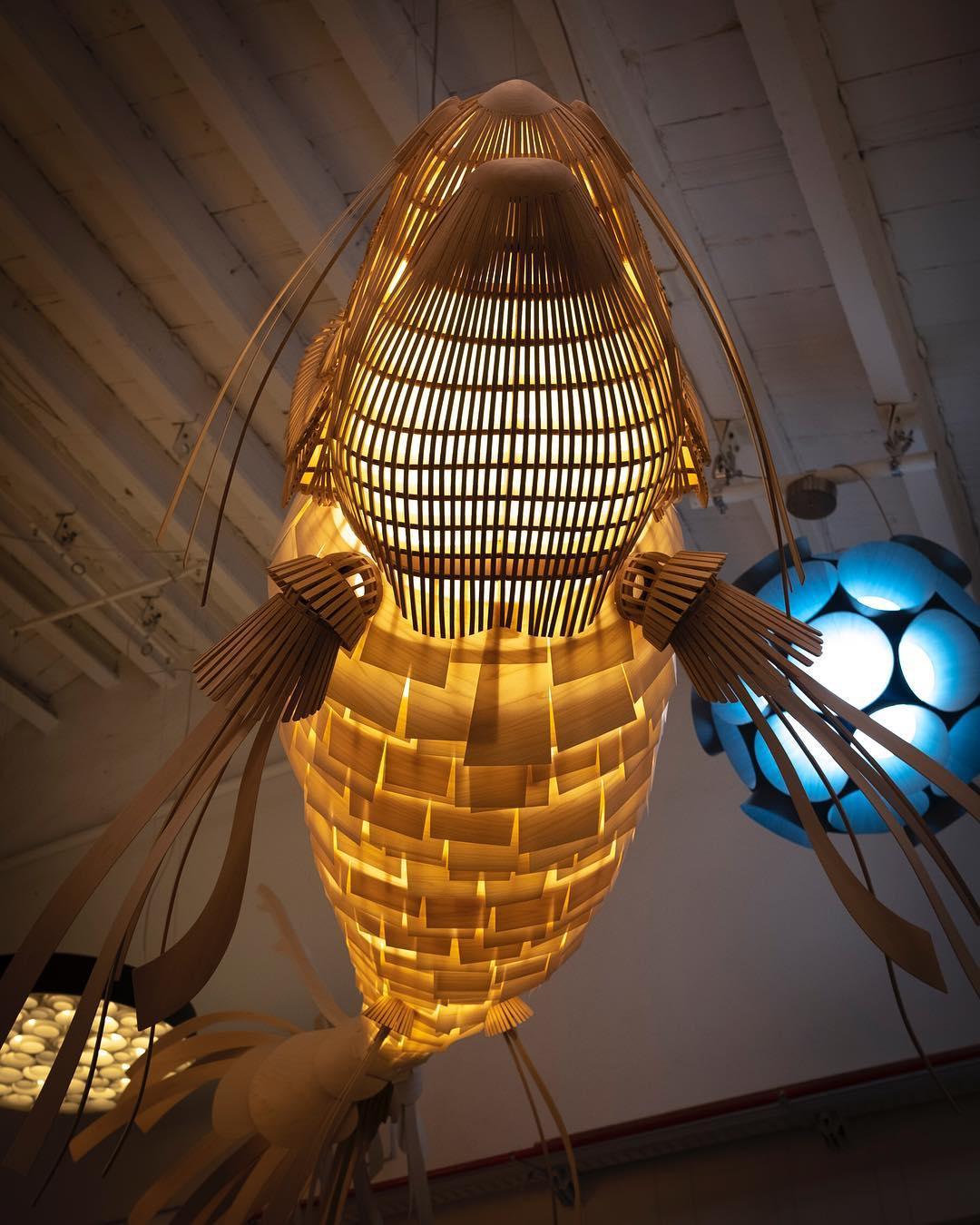 Koi Chandelier - Blowlighting