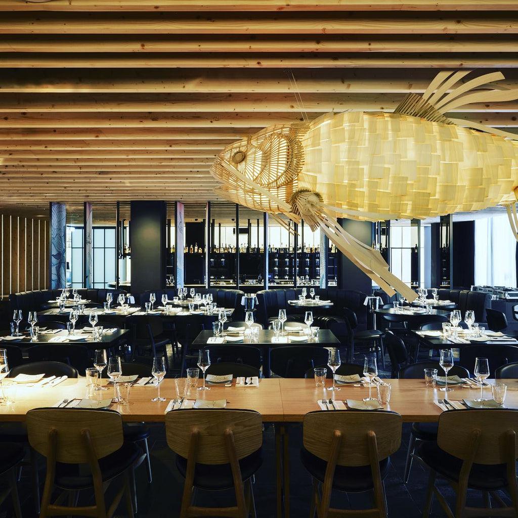 Koi Chandelier - Blowlighting