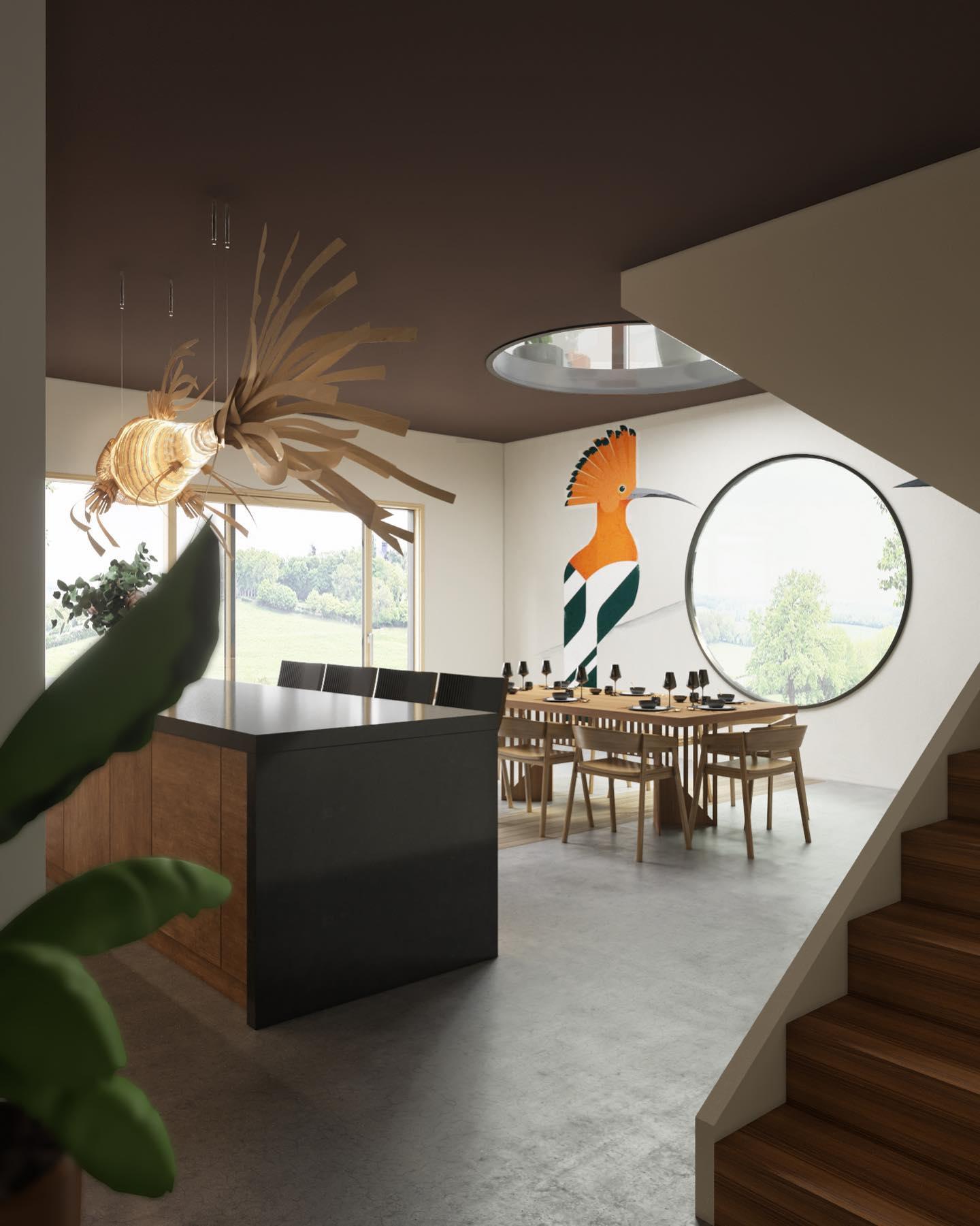 Koi Chandelier - Blowlighting