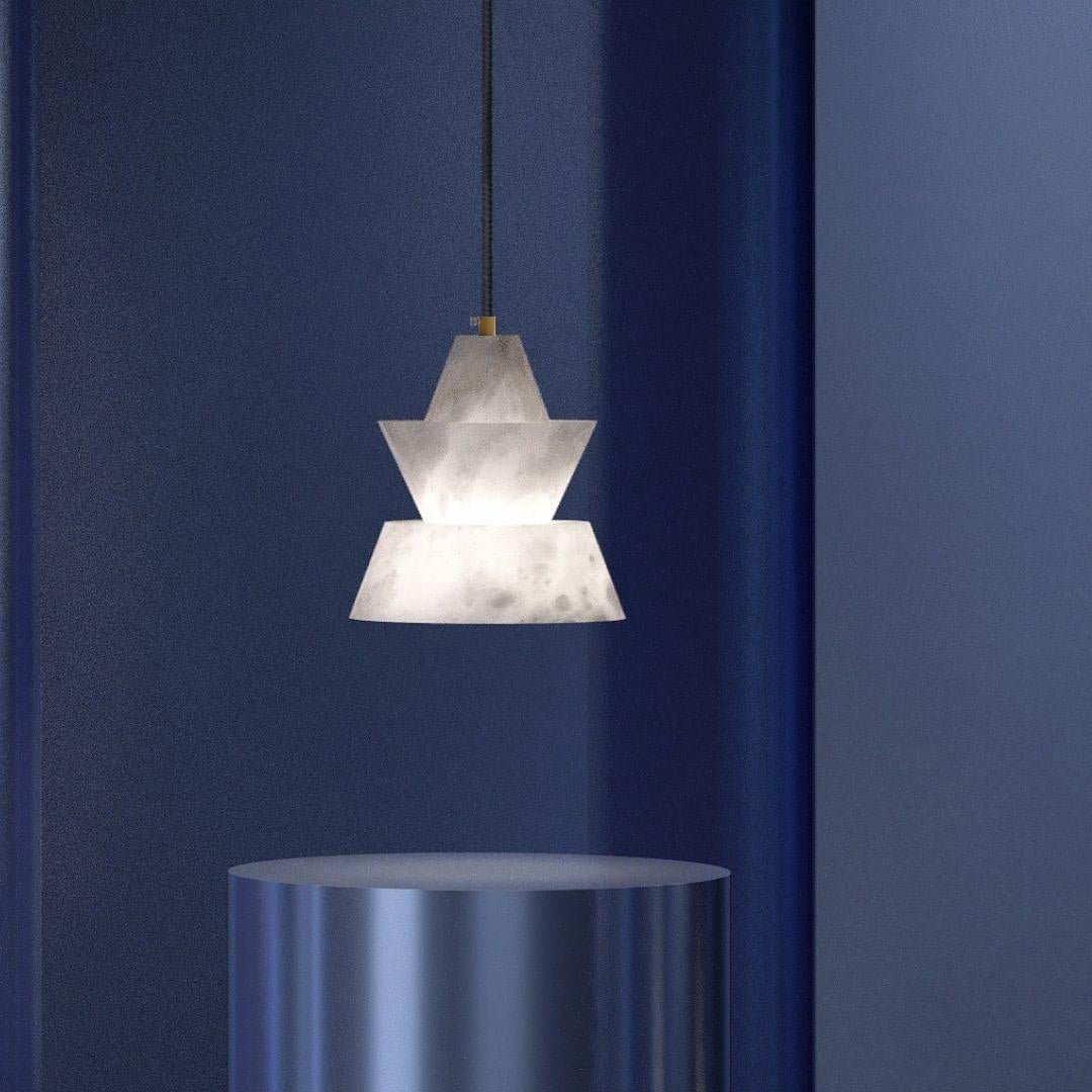 Strata Alabaster Pendant Light - Neutralighting