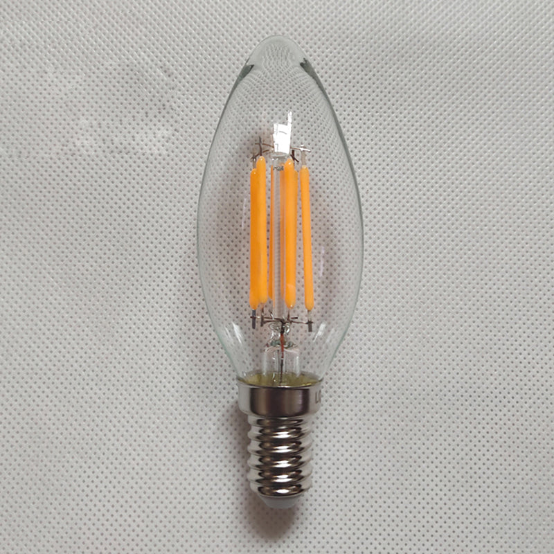Ivinan Glass LED Light Bulb E12 or E14 4W Accessories - Lamp Copper