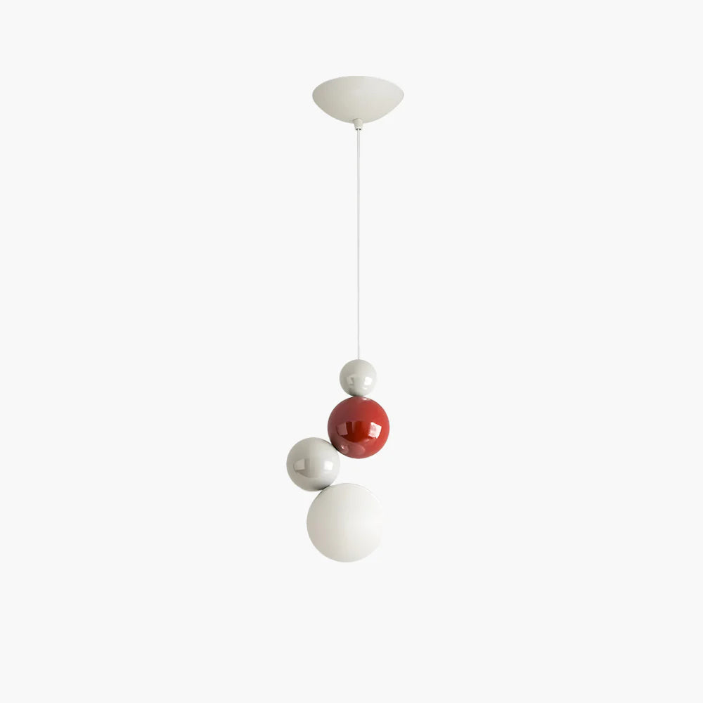 Valentina Moderno LED Metallo Sospensione Bianco Verde Rosso