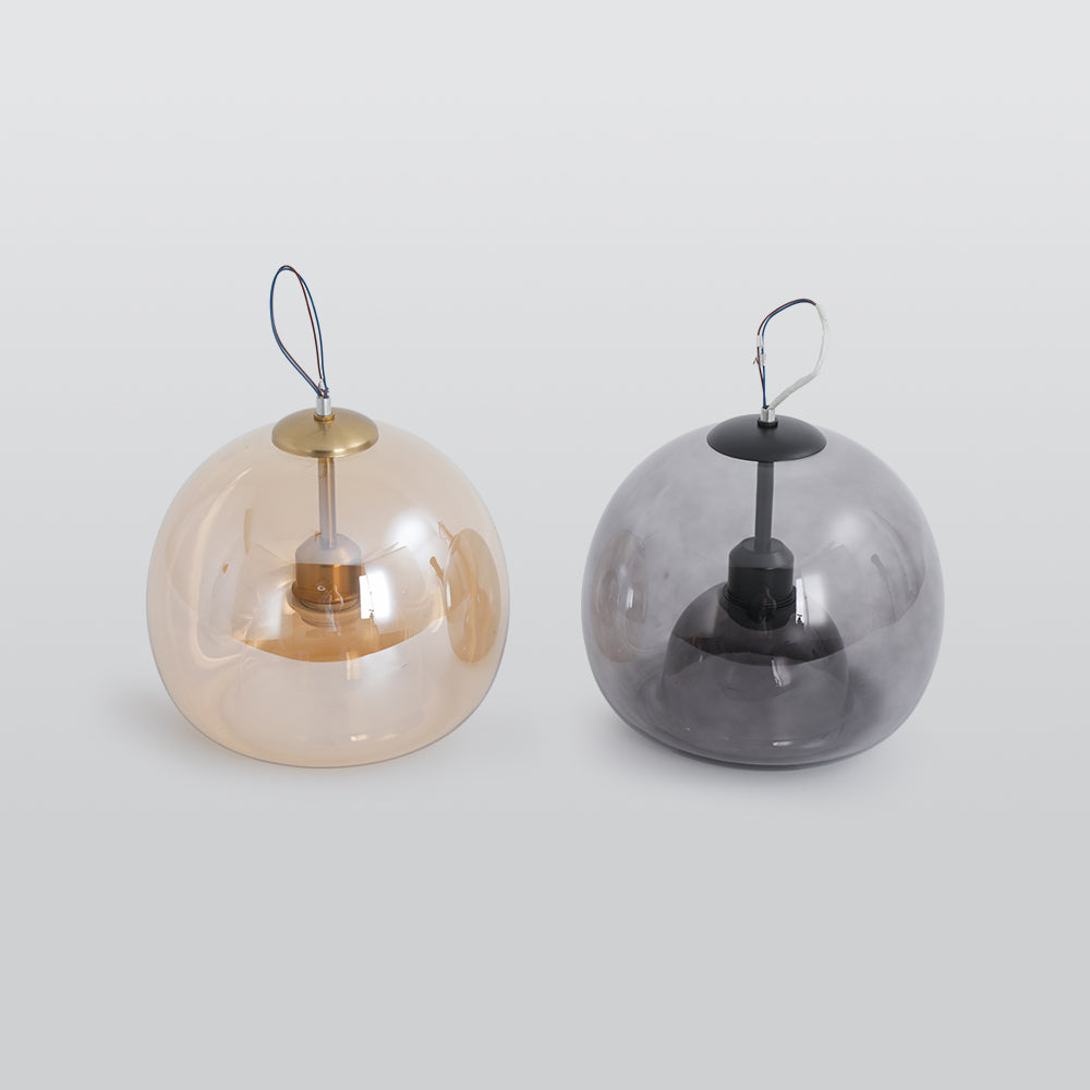 Sanna Moderno LED Lampade a Sospensione Cupola Vetro Oro/Nero Trasparente Soggiorno/Camera da Letto/Corridoio