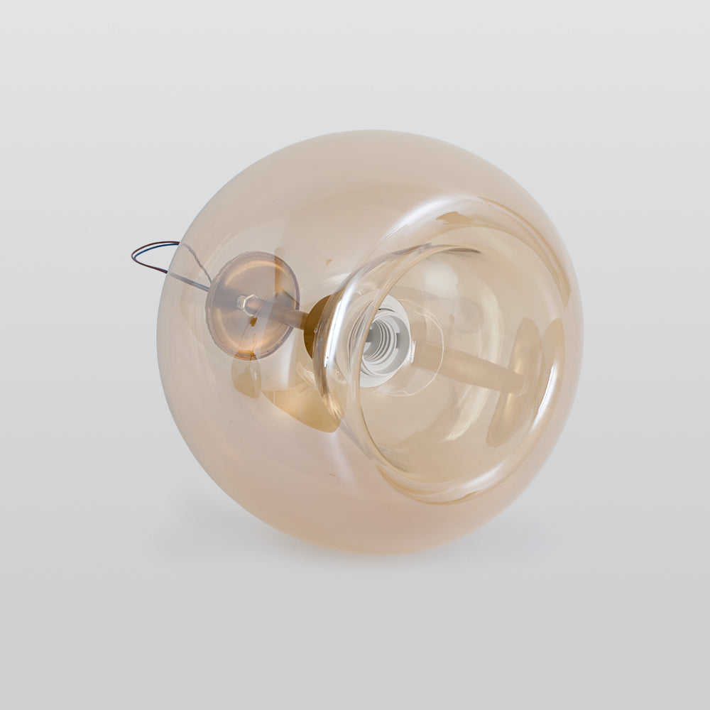 Sanna Moderno LED Lampade a Sospensione Cupola Vetro Oro/Nero Trasparente Soggiorno/Camera da Letto/Corridoio