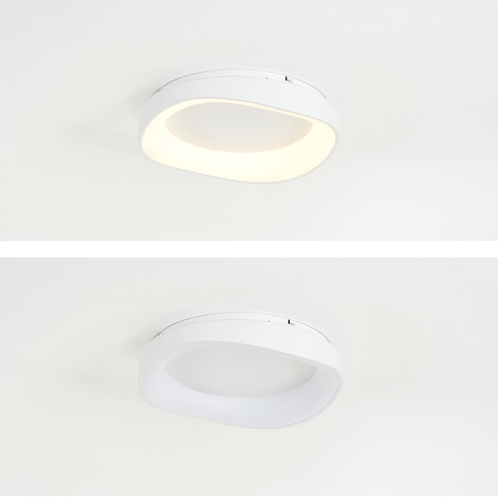 Arisha Moderna LED Irregolare Plafoniera Bianca Onda