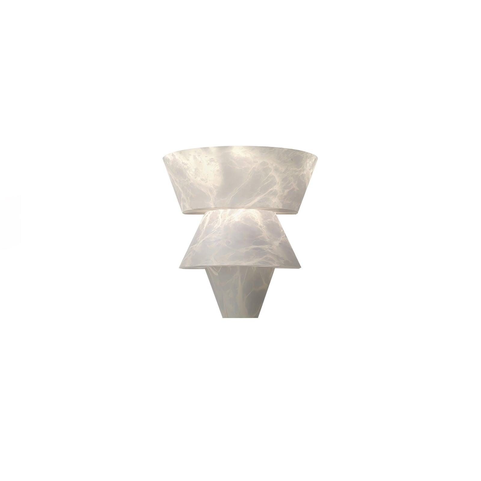 Vyloren Tiered Alabaster Wall Light - Neutralighting