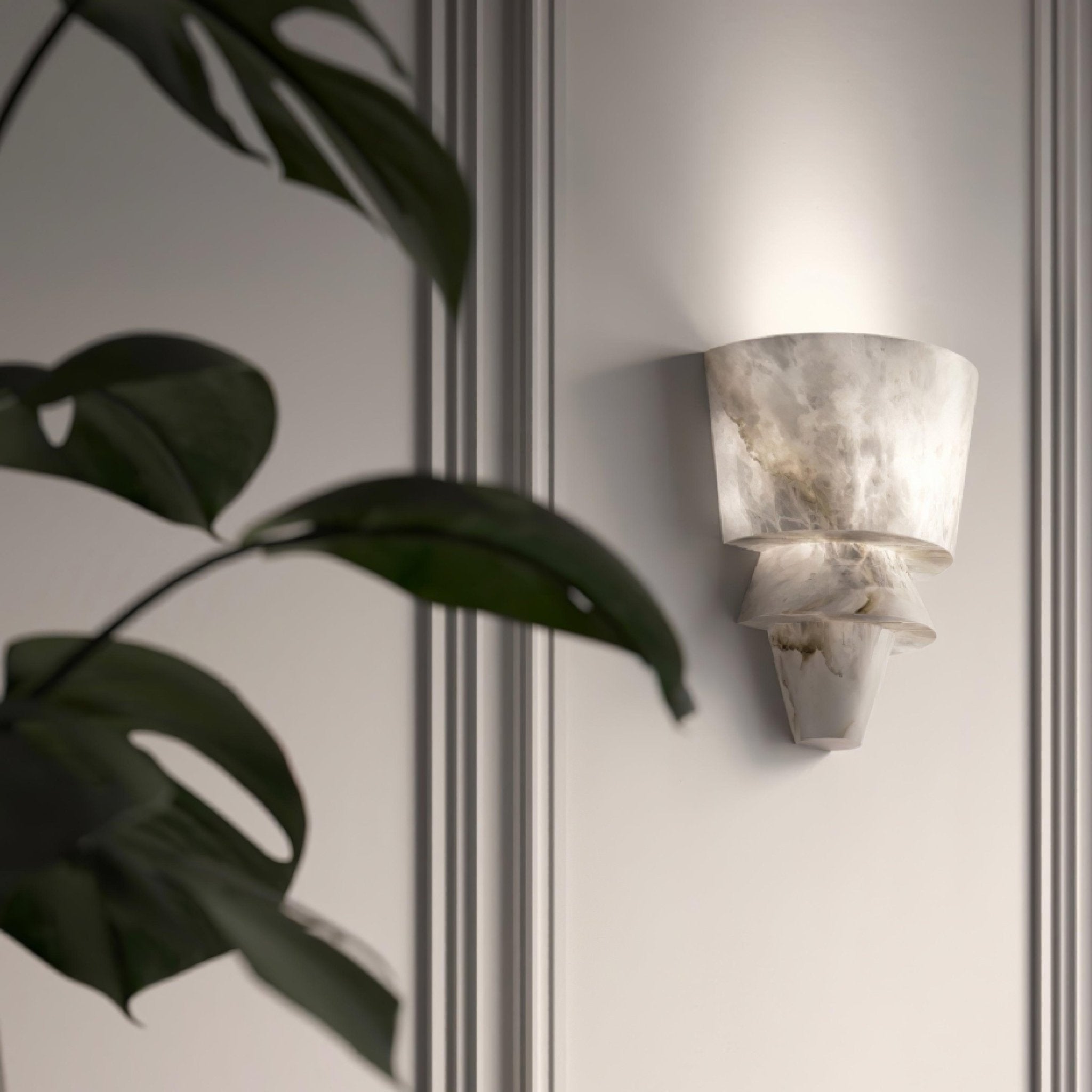 Vyloren Tiered Alabaster Wall Light - Neutralighting