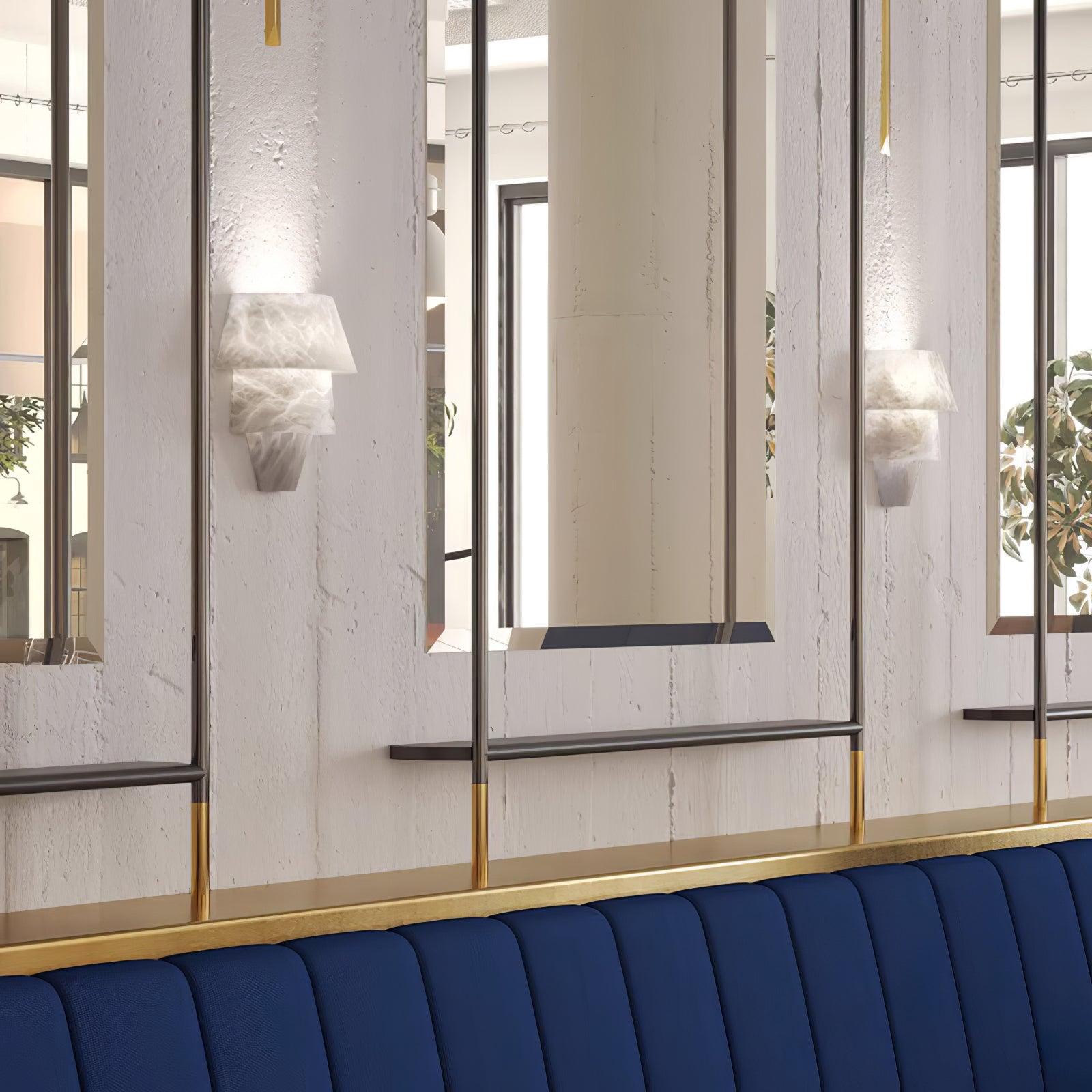 Vyloren Tiered Alabaster Wall Light - Neutralighting