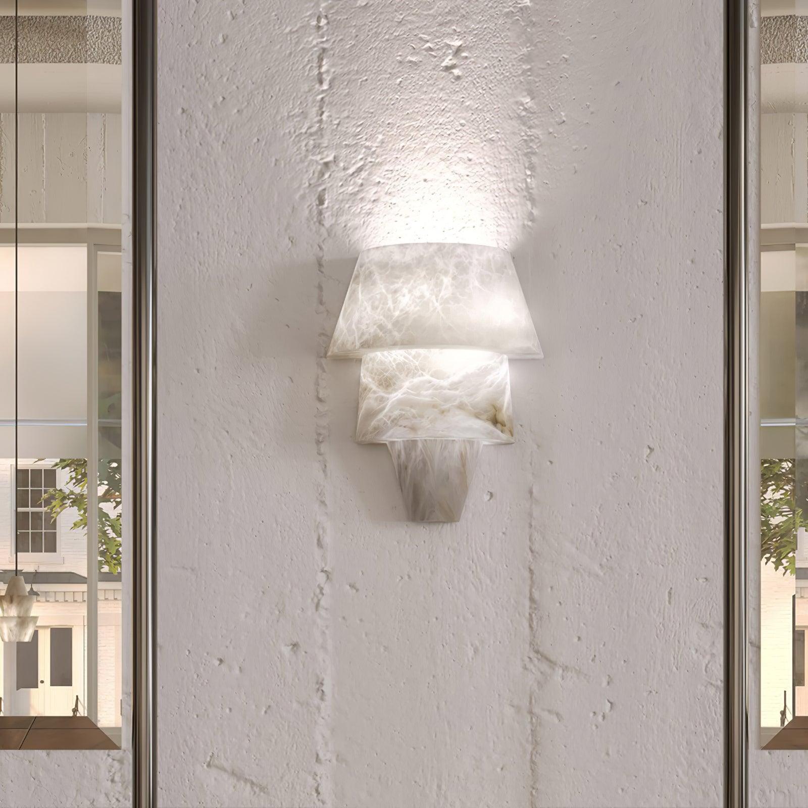 Vyloren Tiered Alabaster Wall Light - Neutralighting