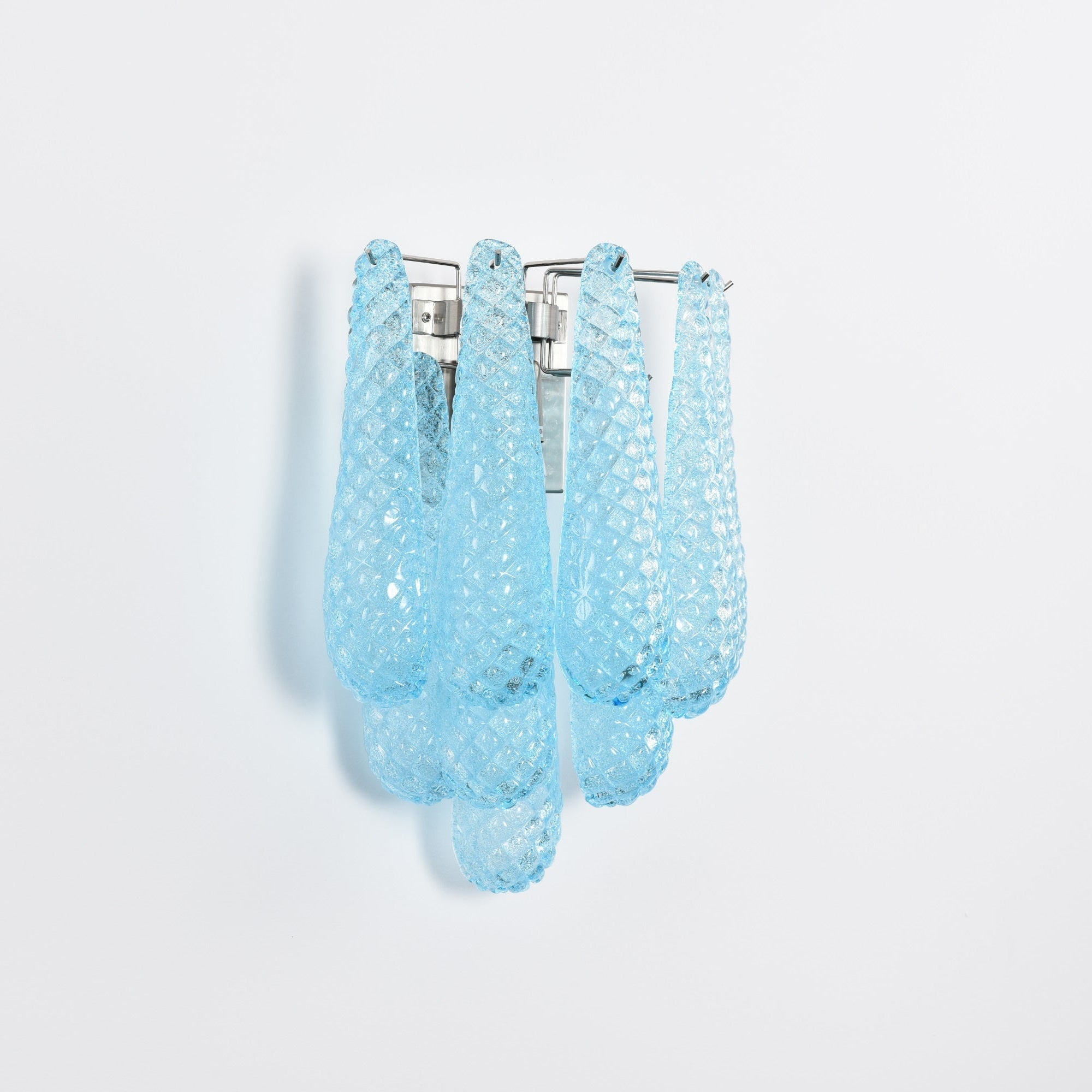 Aurora Wall Lamp Pink Teardrop Glass Floral Artistic - Neutralighting