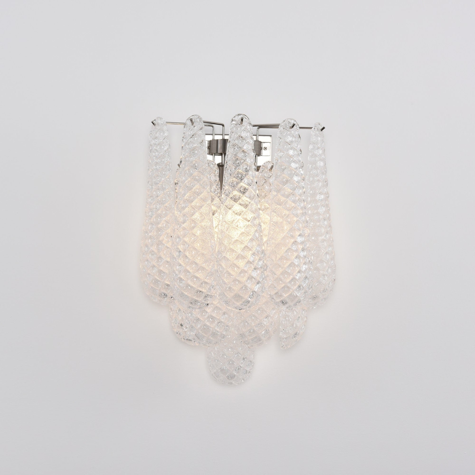 Aurora Wall Lamp Pink Teardrop Glass Floral Artistic - Neutralighting