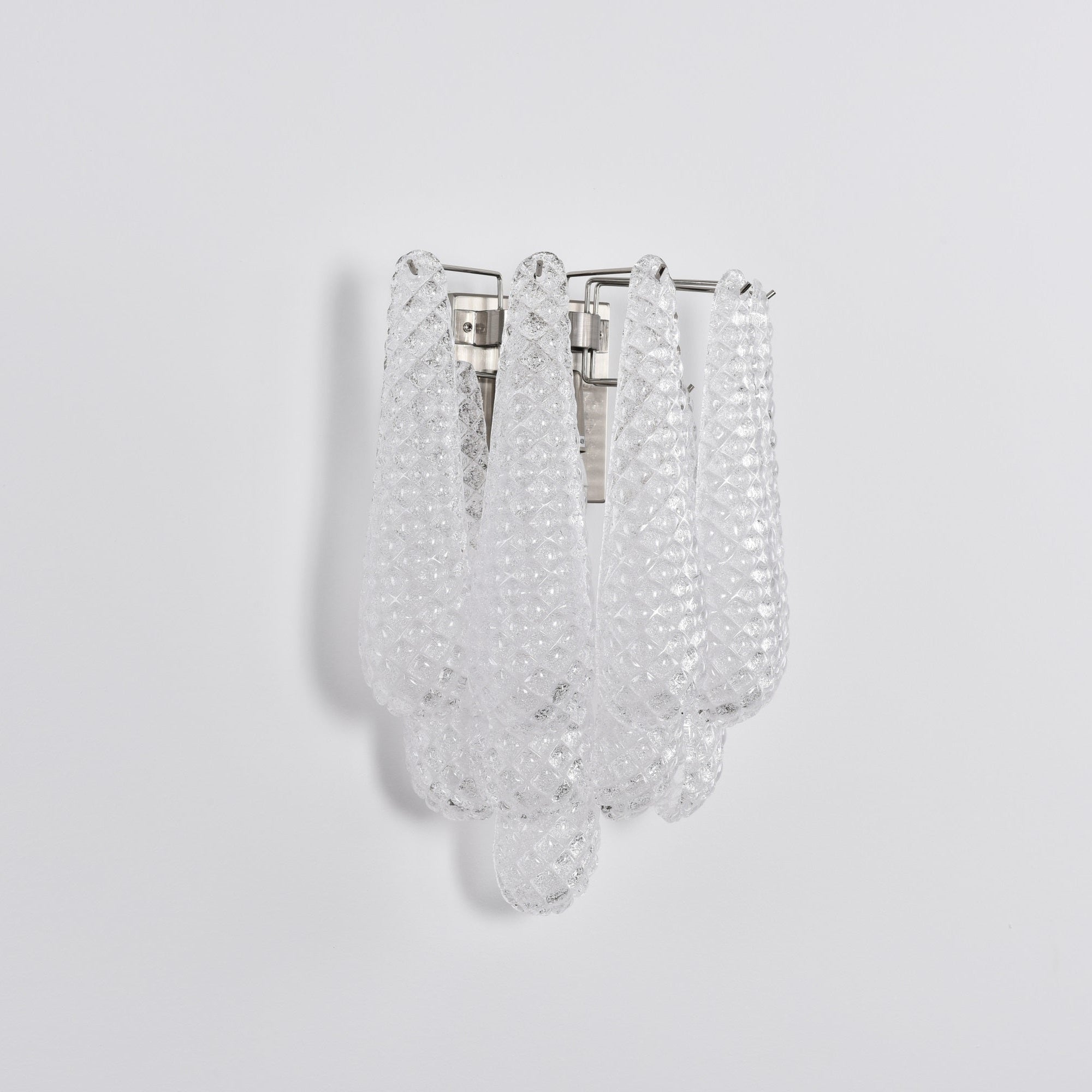 Aurora Wall Lamp Pink Teardrop Glass Floral Artistic - Neutralighting