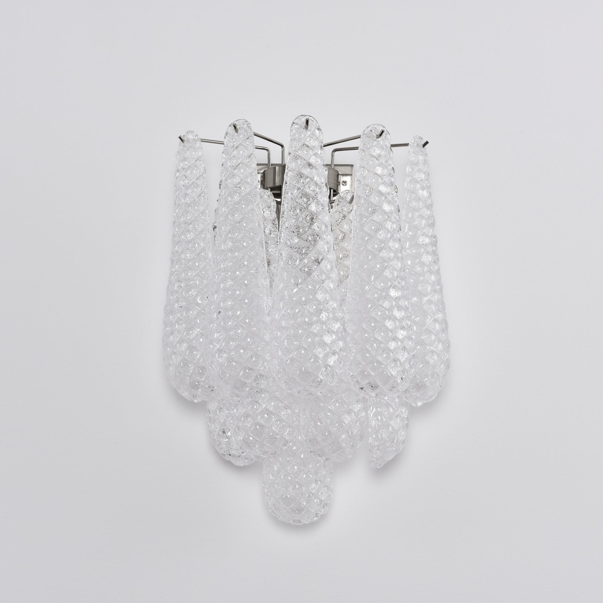 Aurora Wall Lamp Pink Teardrop Glass Floral Artistic - Neutralighting