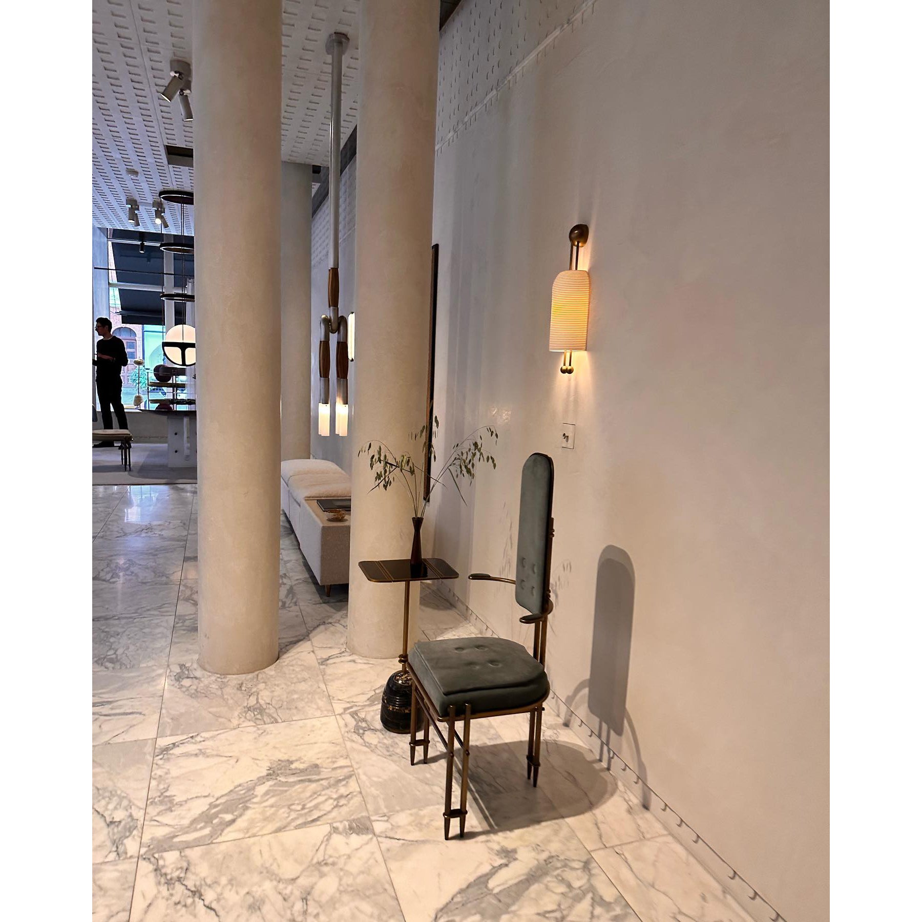 Zelaeora Modern Minimalist Metal Glass Lantern Sconce Wall Lamp - Lamp Copper