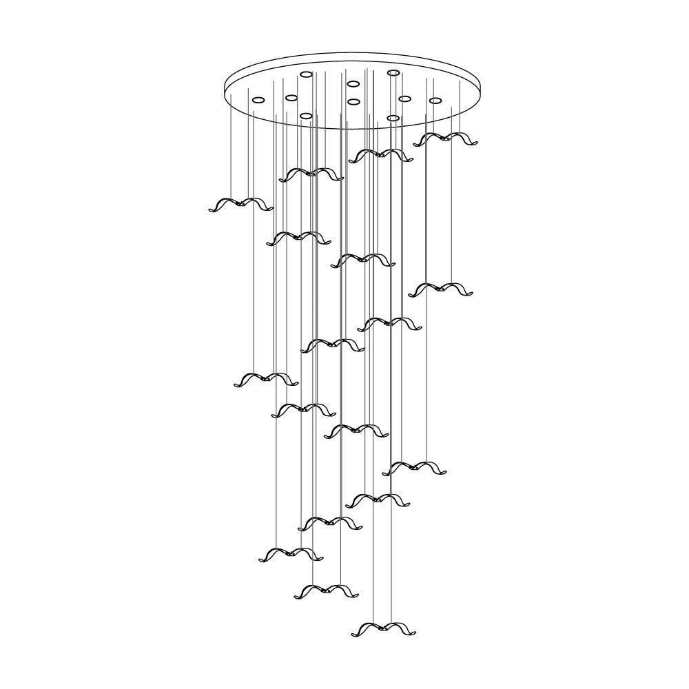 Acariel Luxury Large Seagull Glass Chandelier - Letslighting