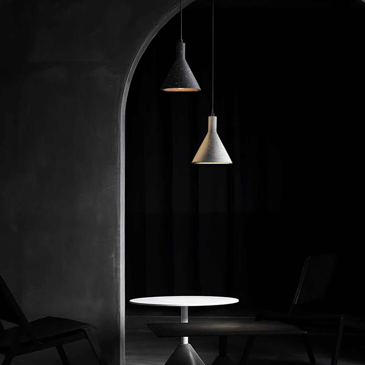 Aurshaor Minimalist Cement Pendant Light - Neutralighting