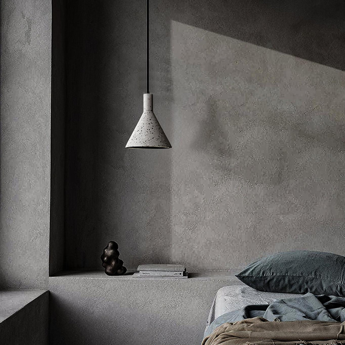 Aurshaor Minimalist Cement Pendant Light - Neutralighting