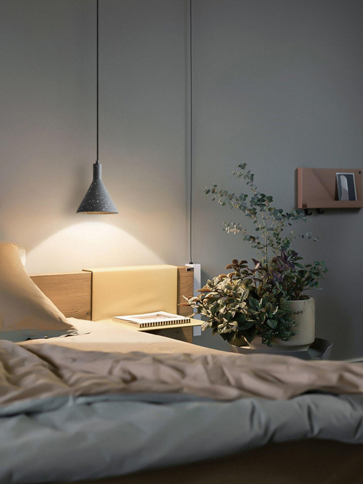 Aurshaor Minimalist Cement Pendant Light - Neutralighting