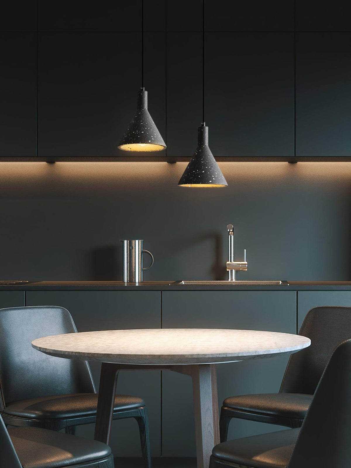 Aurshaor Minimalist Cement Pendant Light - Neutralighting