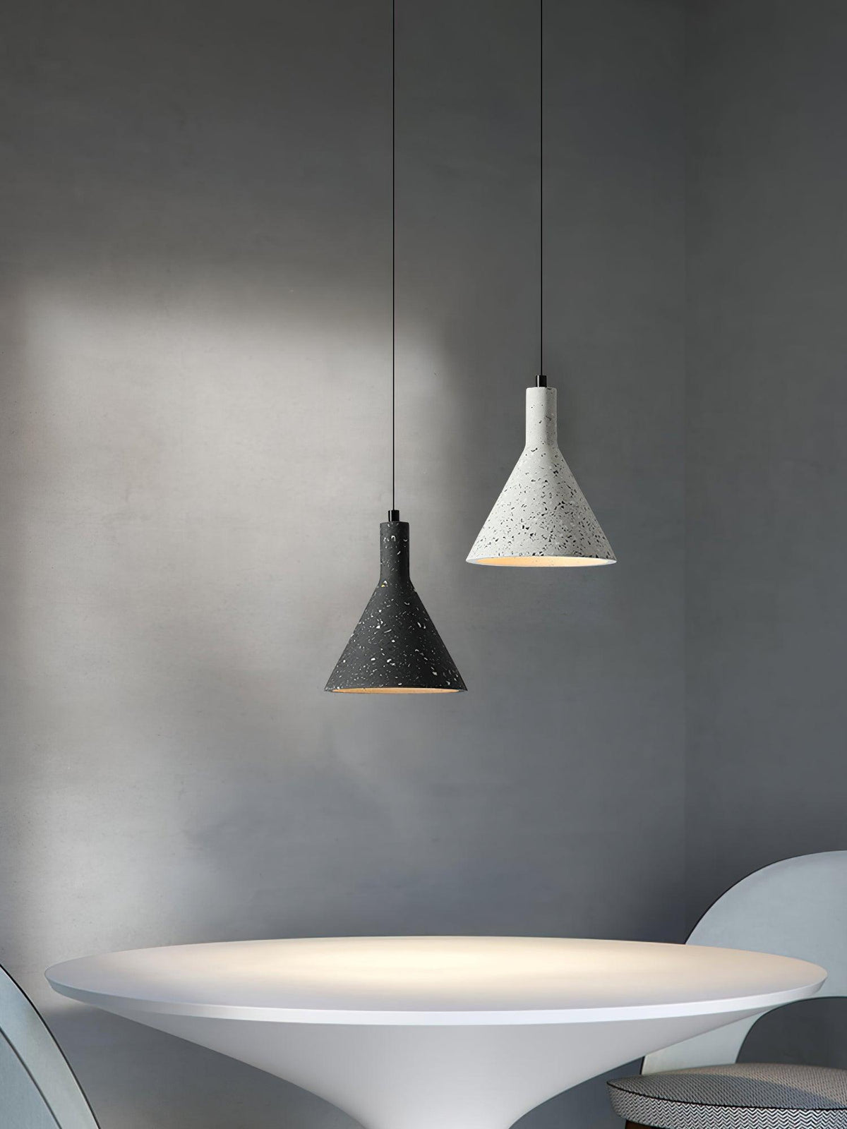 Aurshaor Minimalist Cement Pendant Light - Neutralighting