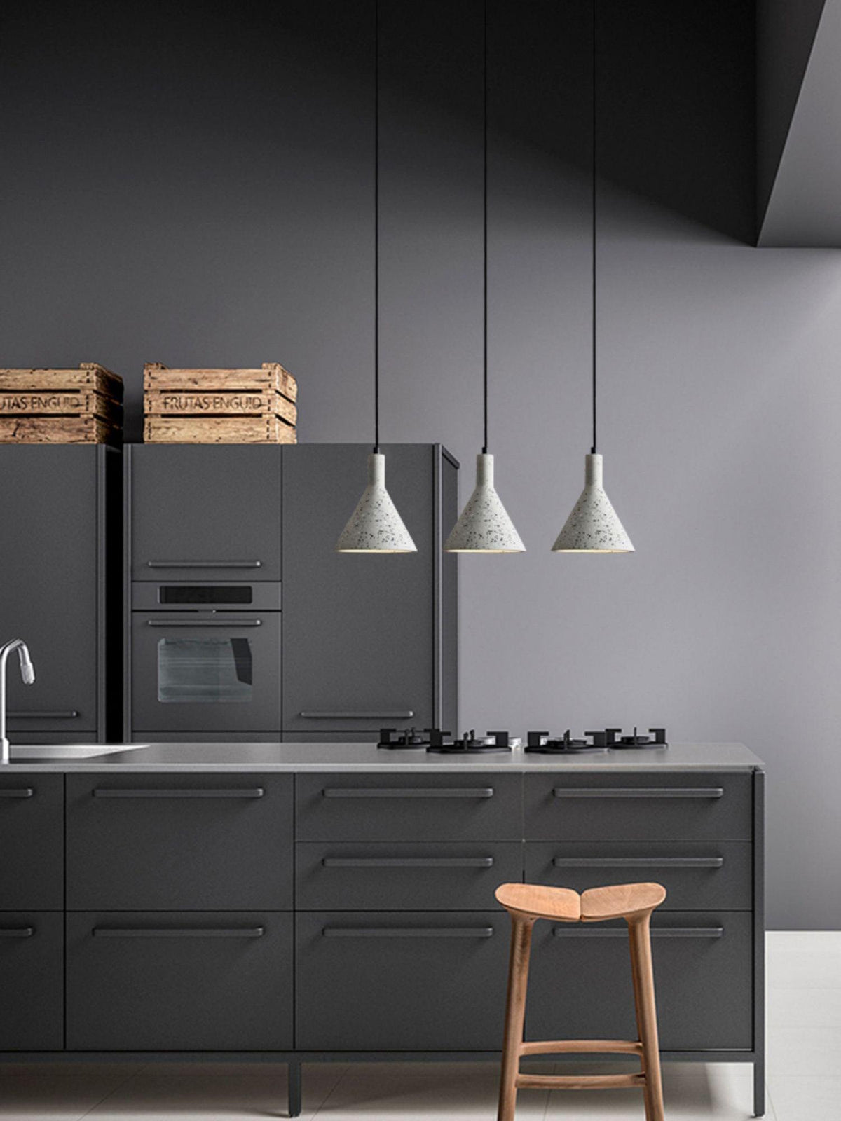 Aurshaor Minimalist Cement Pendant Light - Neutralighting