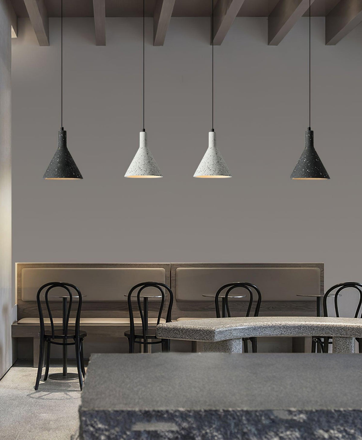 Aurshaor Minimalist Cement Pendant Light - Neutralighting