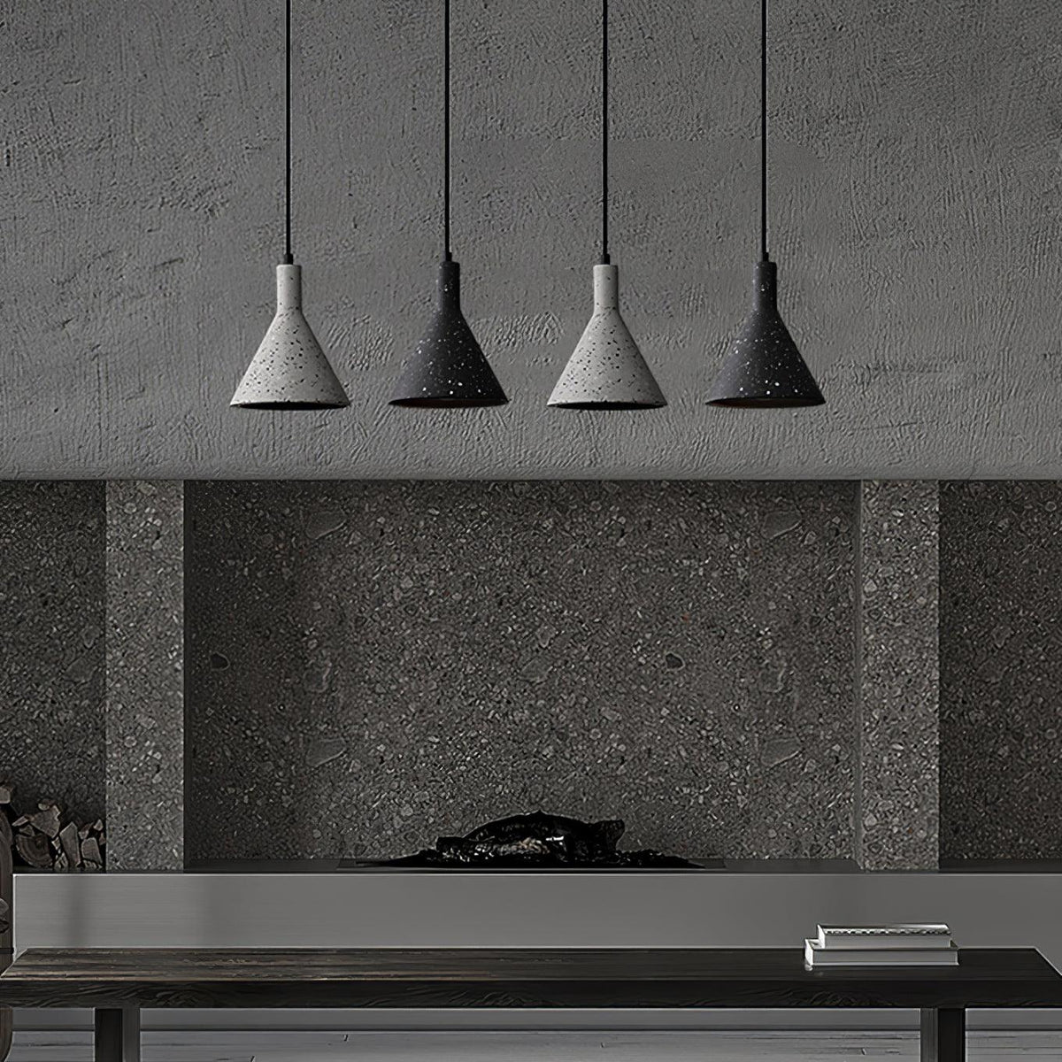 Aurshaor Minimalist Cement Pendant Light - Neutralighting