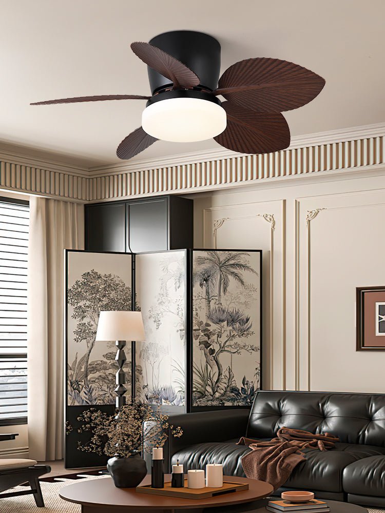 Ventilatore da soffitto con luce Qilv Breeze con illuminazione LED integrata