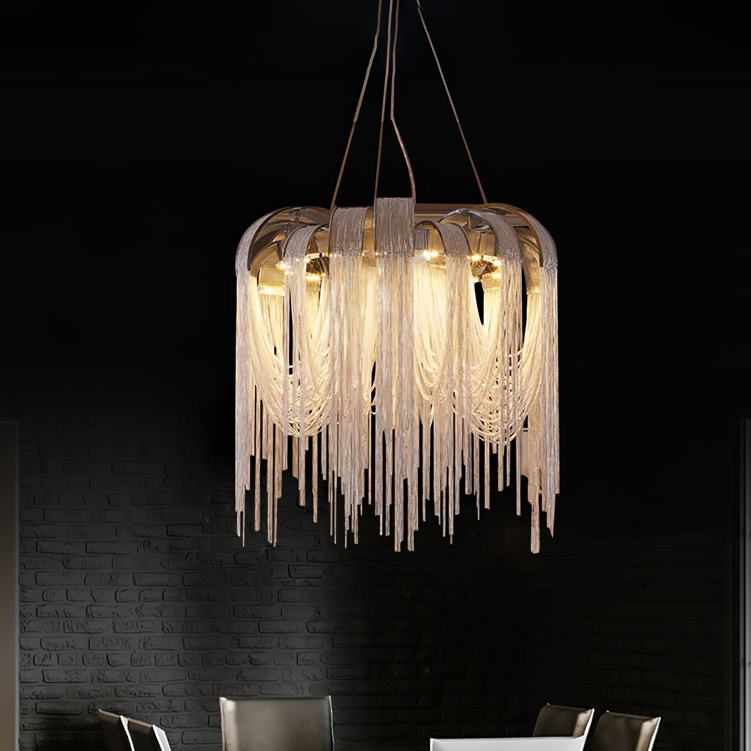 Length Chains Chandelier - Blowlighting