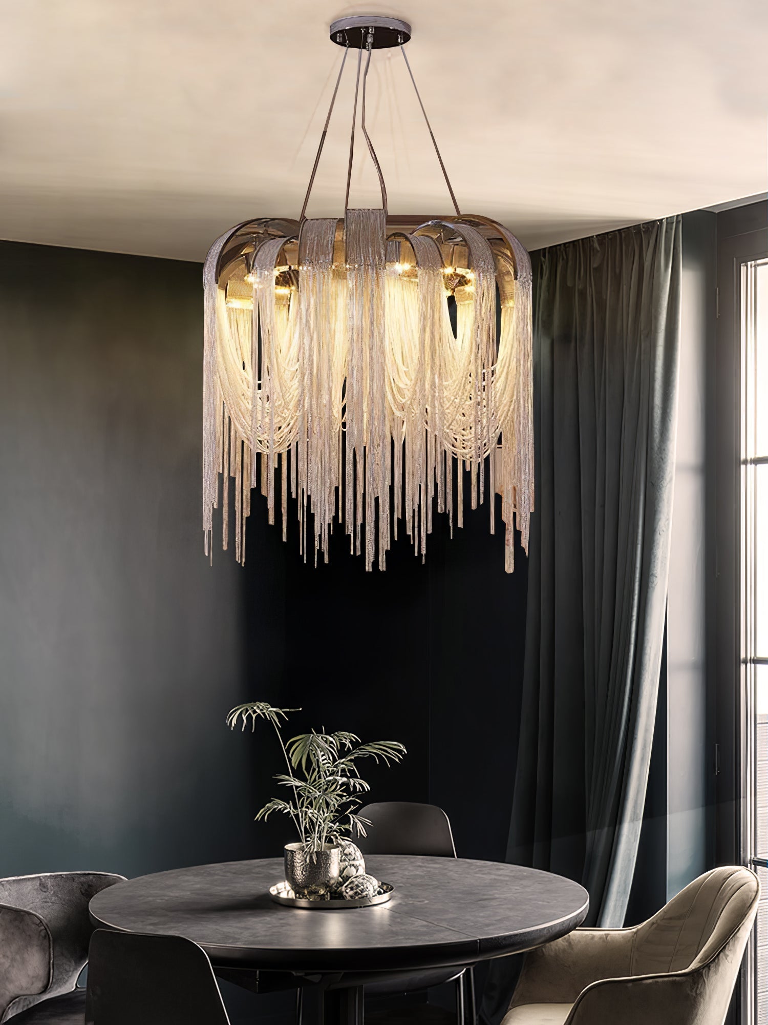 Length Chains Chandelier - Blowlighting