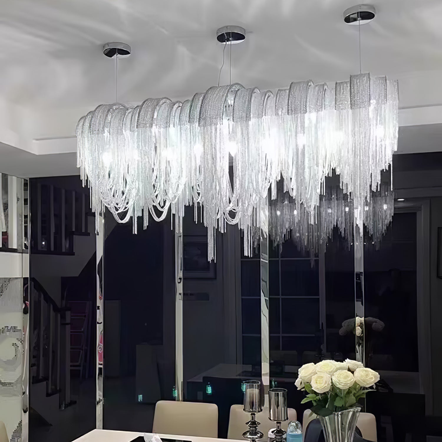 Length Chains Chandelier - Blowlighting